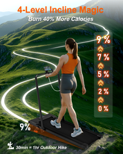 2-in-1 Adjustable Incline Treadmill AD4000I | Lichico Lichico Fitness