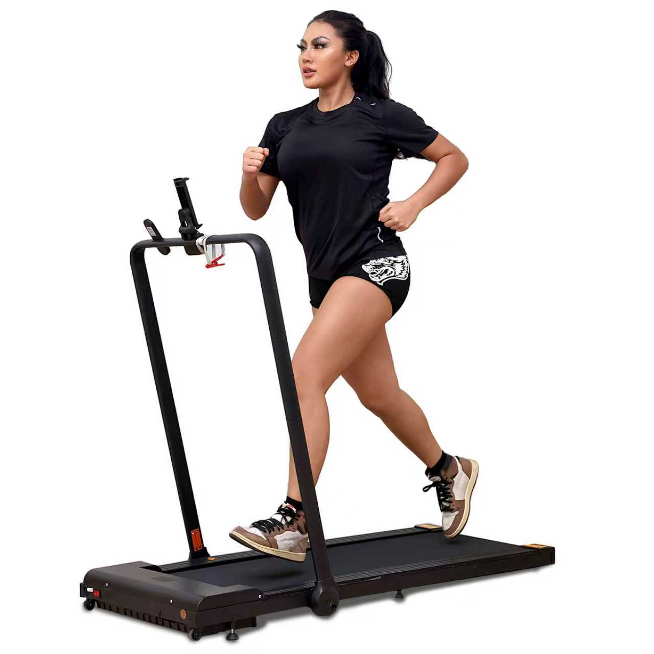Walking Pad Treadmill, Under Desk Treadmill, Portable Small Treadmills for Home and Office,Super Quiet Brushless Motorized, Foldable Running Machine with Remote Control Lichico Fitness US