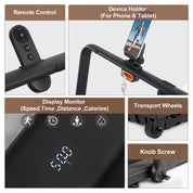 Walking Pad Treadmill, Under Desk Treadmill, Portable Small Treadmills for Home and Office,Super Quiet Brushless Motorized, Foldable Running Machine with Remote Control Lichico Fitness US