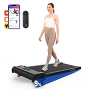 Lichico Running Treadmill Walking Pad w/Incline Remote Control for Home/Office, 2.5HP Brushless Motorized Compact Walking Jogging Machine Portable Treadmill with 0.5-4 MPH Speed Range.