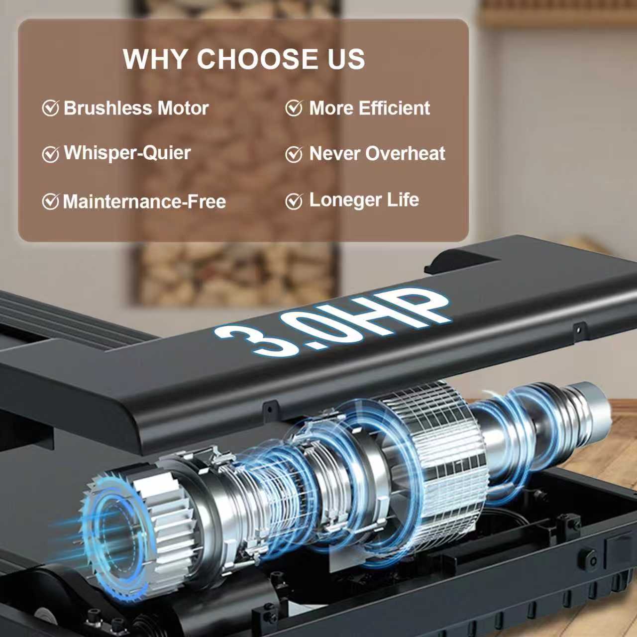 Walking Pad Treadmill, Under Desk Treadmill, Portable Small Treadmills for Home and Office,Super Quiet Brushless Motorized, Foldable Running Machine with Remote Control Lichico Fitness US