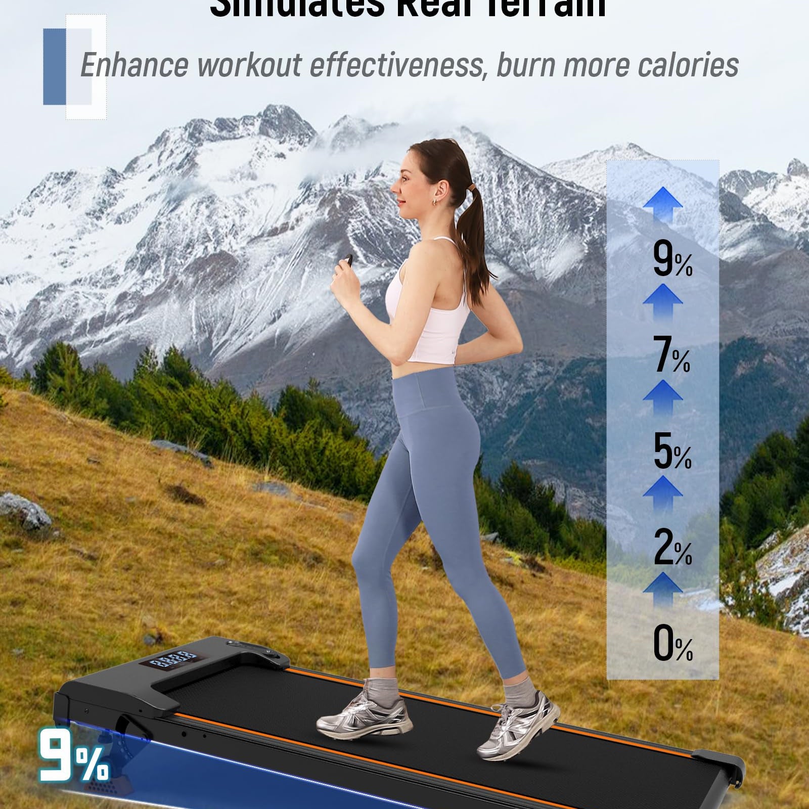 Adjustable Incline Walkingpad DK-38AB-2 | Lichico.