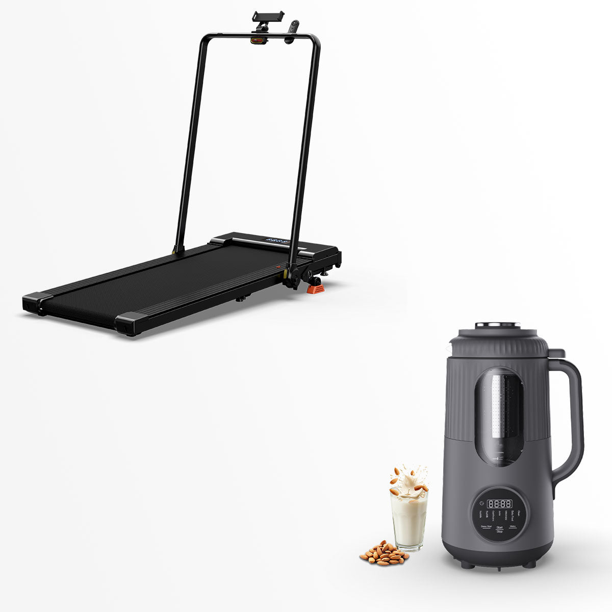 Incline Treadmill + Nut Milk Maker Lichico Fitness US