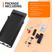 Lichico AD-4000 treadmill package including remote control safety key and lubricating oil