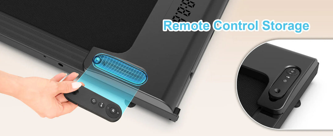 Wide belt walking pad for comfortable walking and jogging