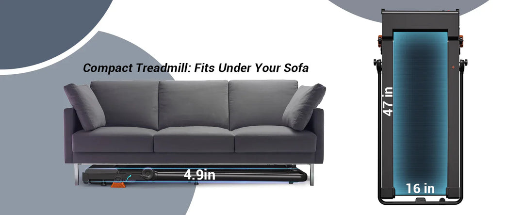 Heavy duty treadmill with 300 lbs capacity for daily running