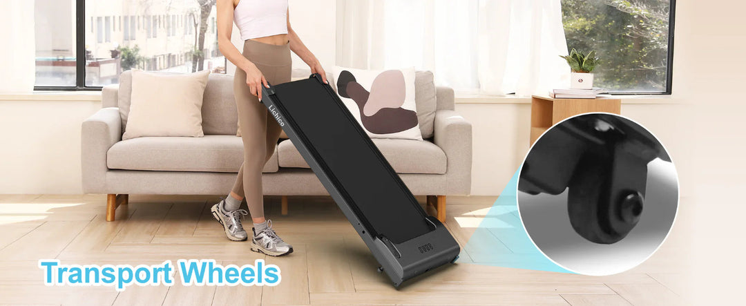 Quiet walking pad with brushless motor for office use